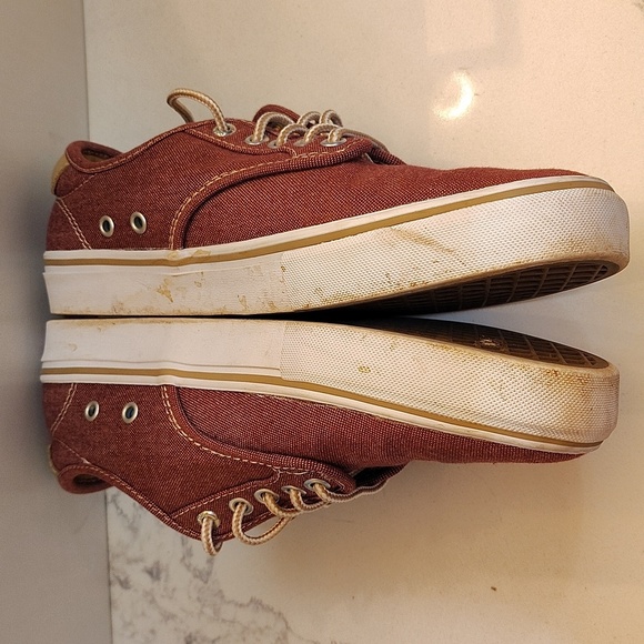 Vans Chima Ferguson Maroon Red Size 7 Mens Lace Up Canvas Skateboard Sneakers - Picture 5 of 9